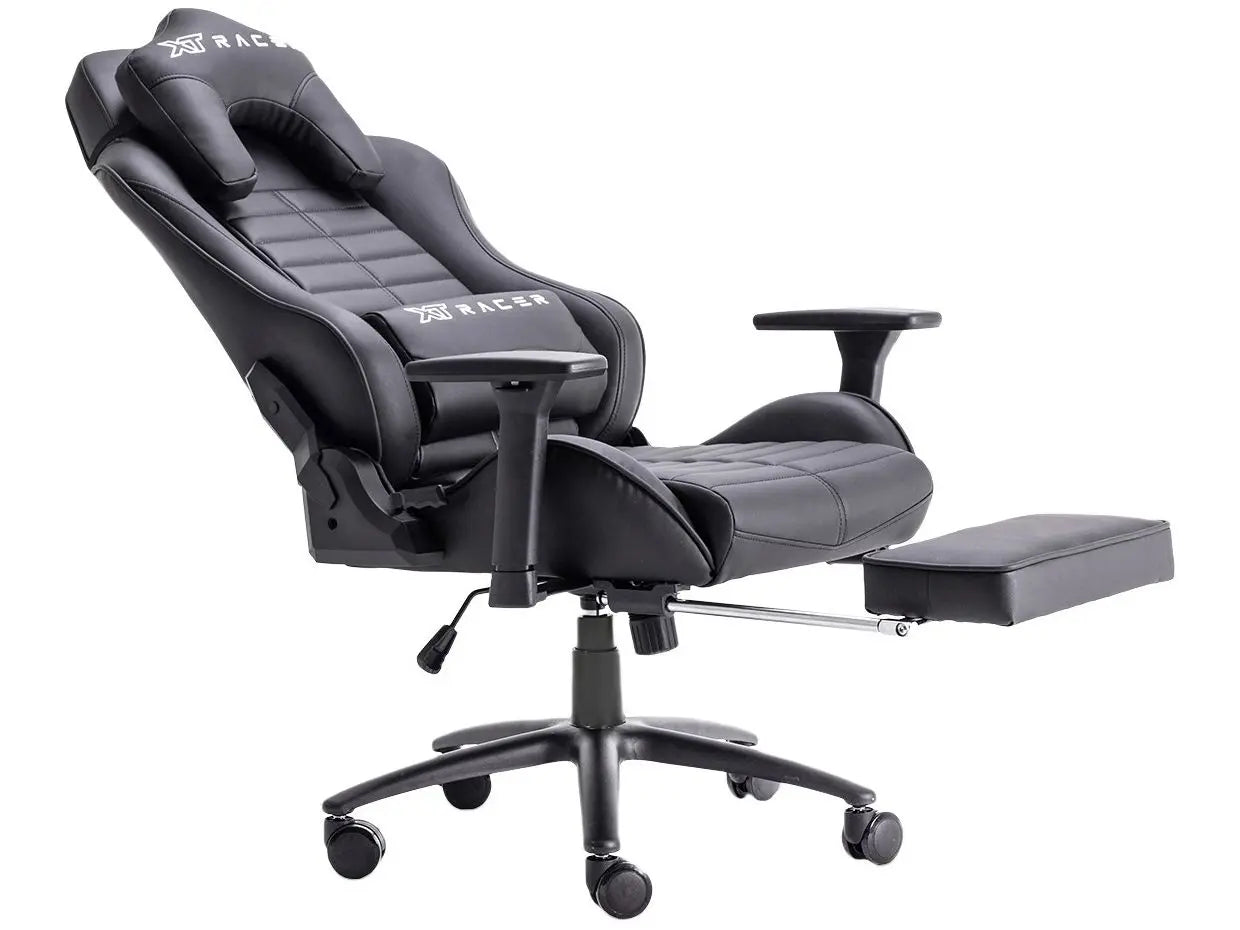 Cadeira Gamer XT Racer Reclinável Giratória Preta Platinum W Series