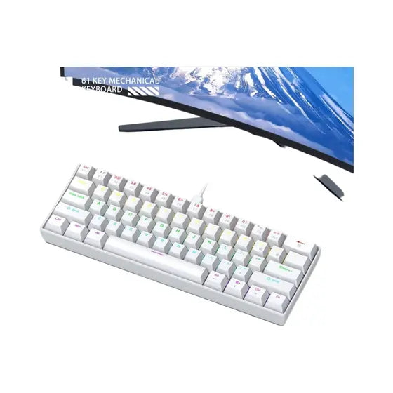 Seu setup, sua regra: Potência e portabilidade no Teclado APAYADO K61 Phantom RGB