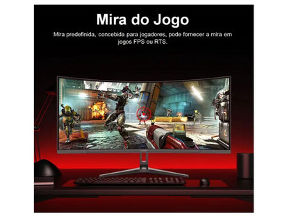 Monitor Gamer Curvo 34" 180Hz 1ms Full HD R1500 Legacy GW34WQ180 2 HDMI 2 DisplayPort Freeysnc G-sync