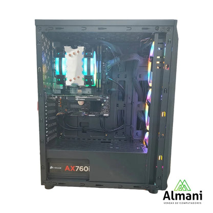 Desktop Gamer TGT Carbon: Domine o Jogo com Core i5, 16GB RAM e NVIDIA T400