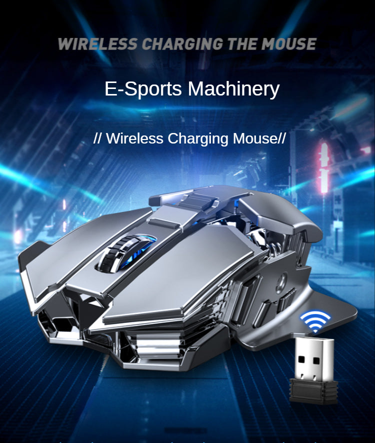 O Upgrade Perfeito para seu Setup: Mouse Gamer SC300. Recarregável, silencioso e com 4 cores de LED.