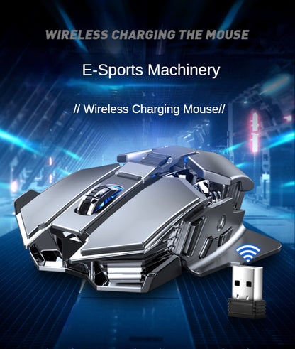 O Upgrade Perfeito para seu Setup: Mouse Gamer SC300. Recarregável, silencioso e com 4 cores de LED.