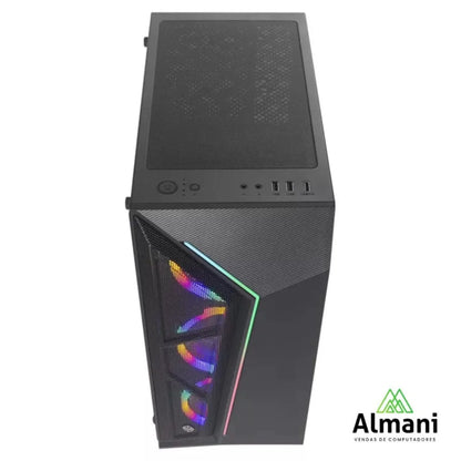 Desktop Gamer TGT Carbon: Domine o Jogo com Core i5, 16GB RAM e NVIDIA T400