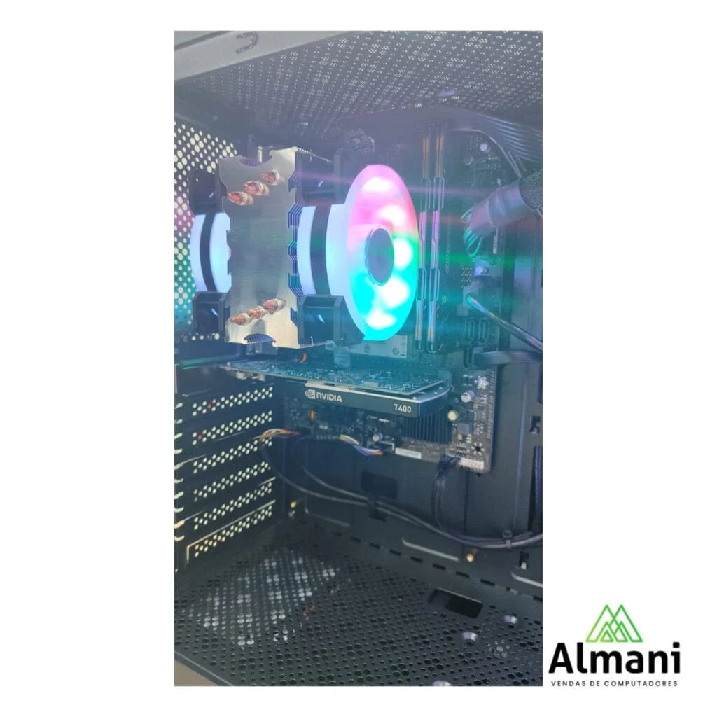Desktop Gamer TGT Carbon: Domine o Jogo com Core i5, 16GB RAM e NVIDIA T400